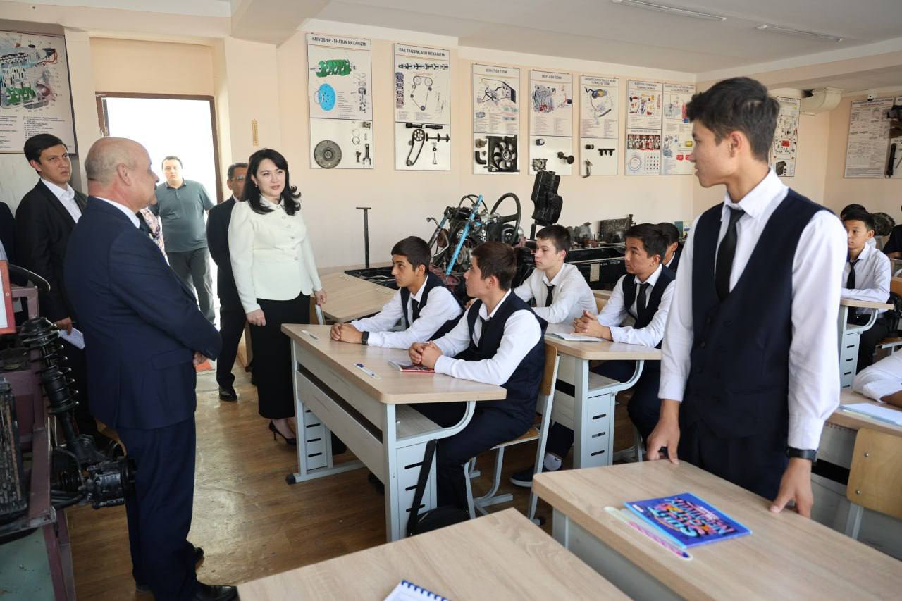 Kasbiy ta’lim sifatini oshirish maqsadida texnikumlardagi imkoniyatlar ko‘zdan kechirildi