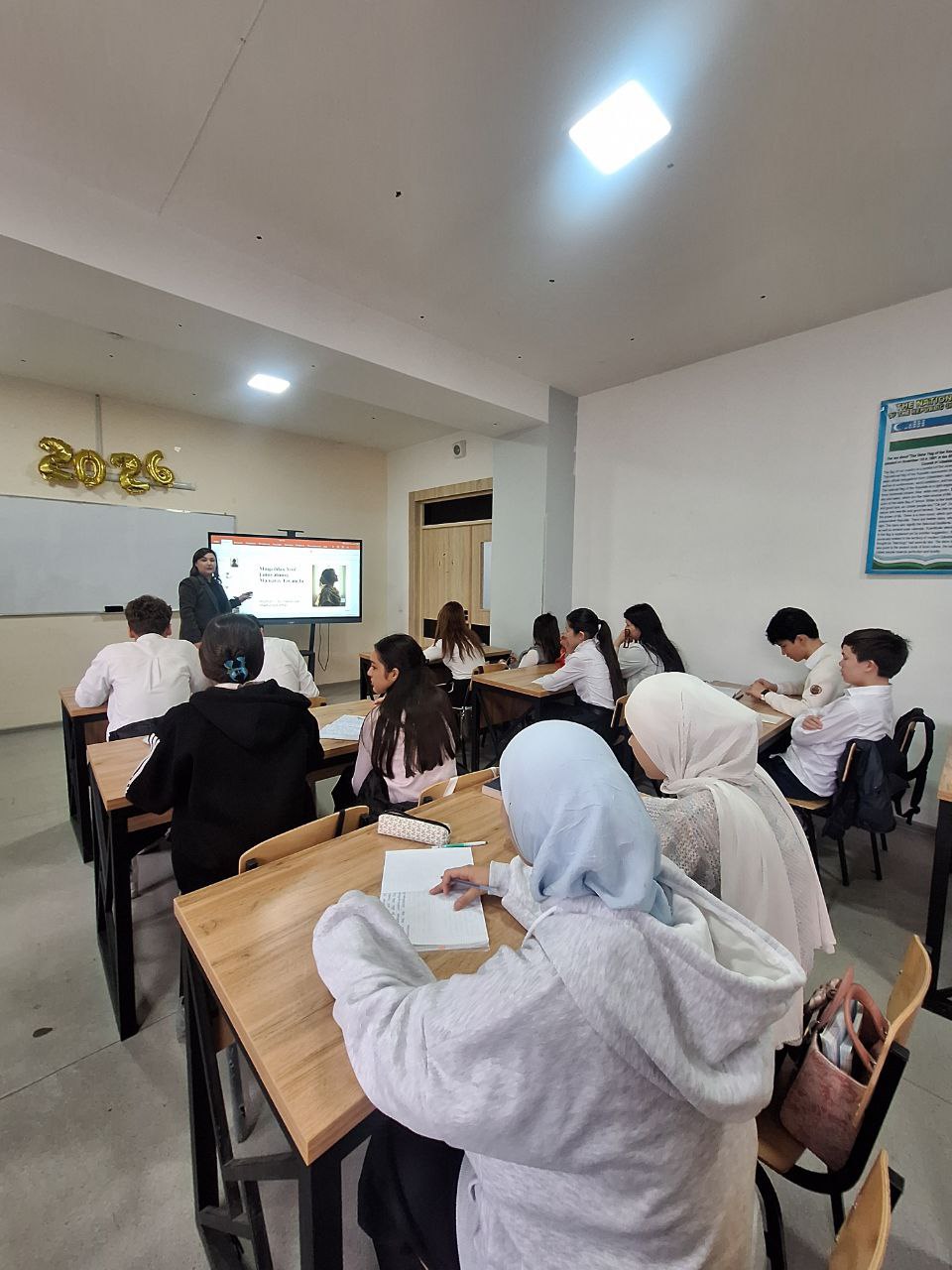 Ayol — jamiyat ko‘rki: Texnikumda "Muqaddas ayol" mavzusida ma’rifat soati